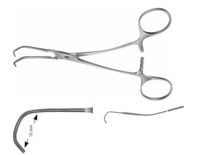 КАСТЕНЕДА НЕОНАТАЛЬН. ЗАТИСКАЧ ВИГНУТ. 15MM 155MM